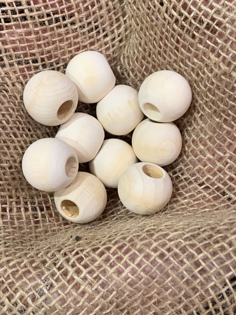 Bamboo Beads - Round Shape - 25mm
