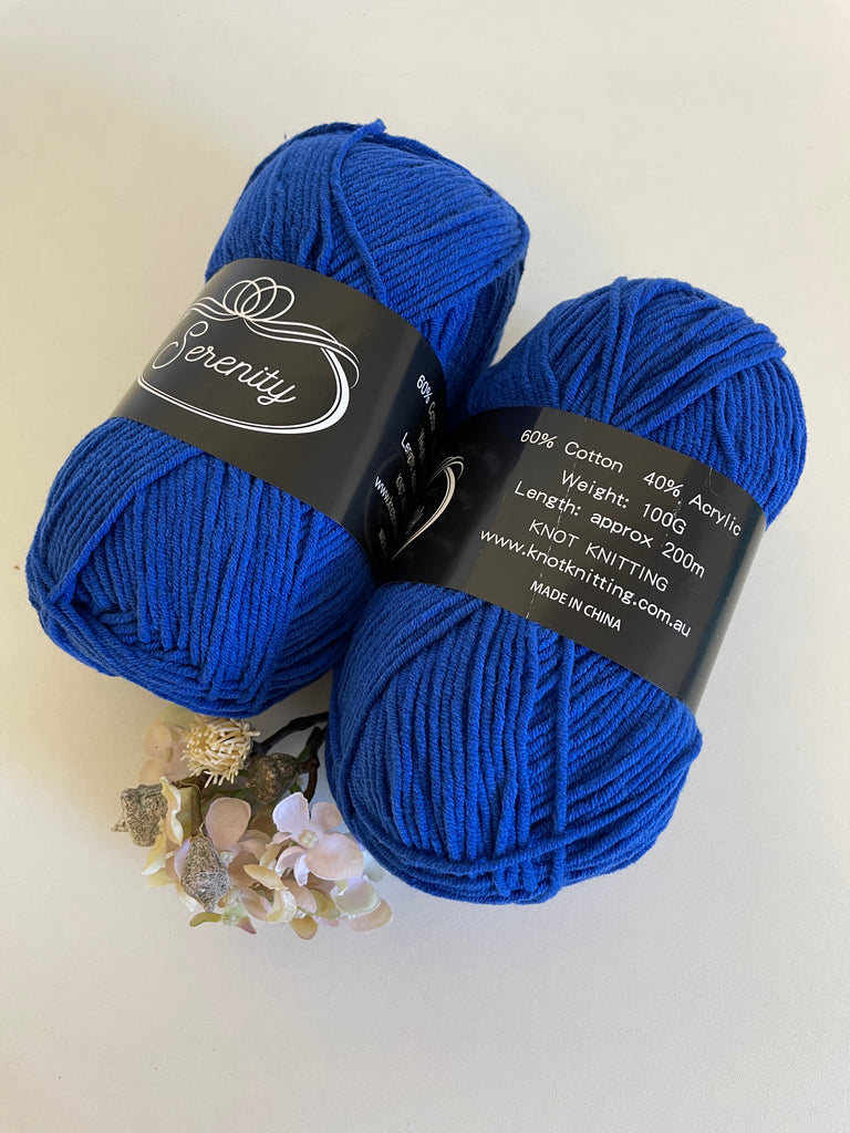KK Serenity Cotton Yarn - Cobalt (43)