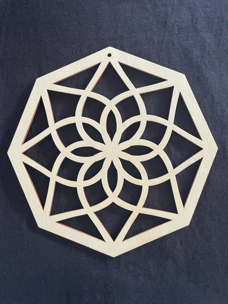 Bamboo Frame - Hexagon