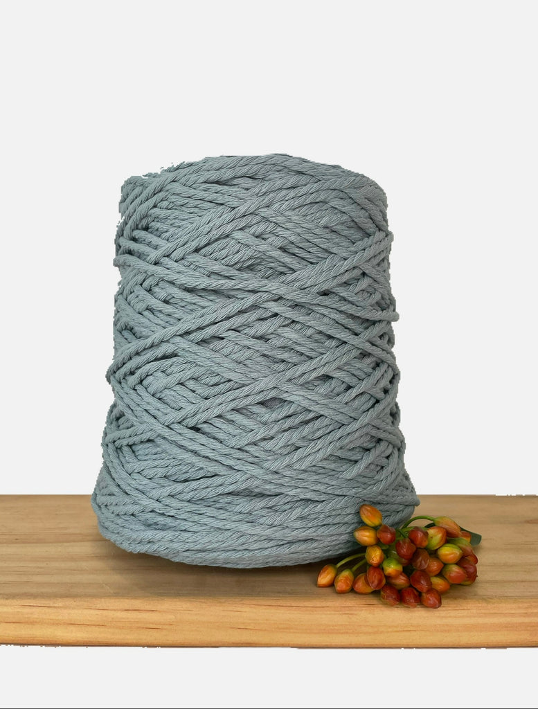 Coloured 3 ply Macrame Cotton Rope - 3mm - Montana