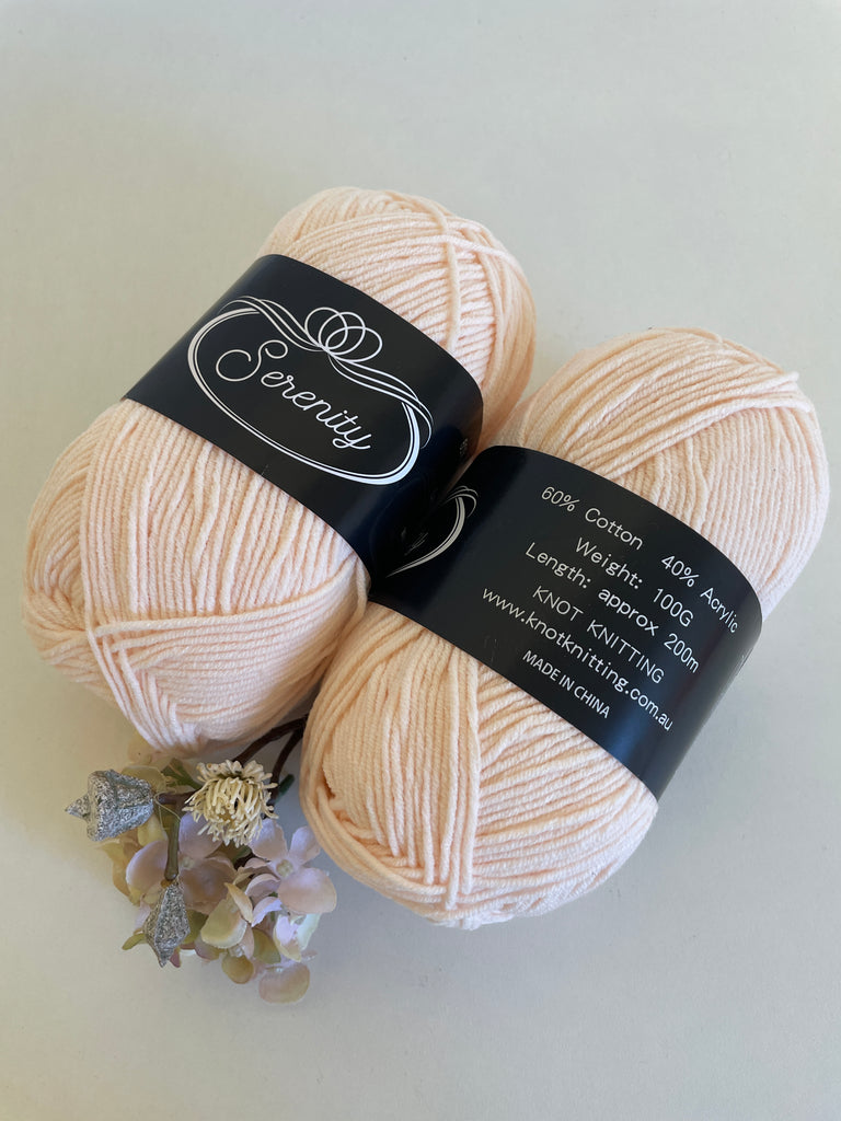 KK Serenity Cotton Yarn - Softest Peach (41)