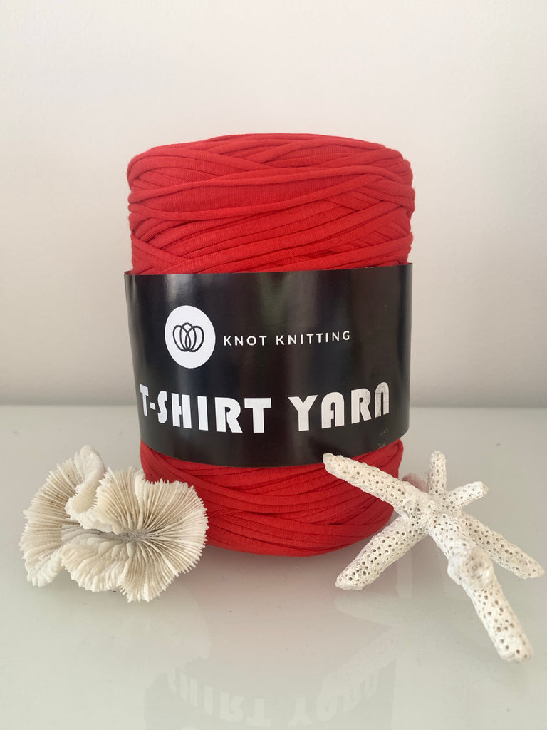 T-Shirt Yarn - 500g - Bright Red