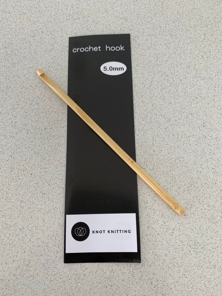 Crochet Hook - 5mm - Bamboo