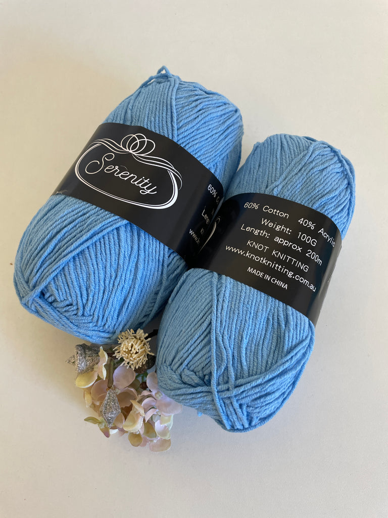 KK Serenity Cotton Yarn - Baby Blue (29)